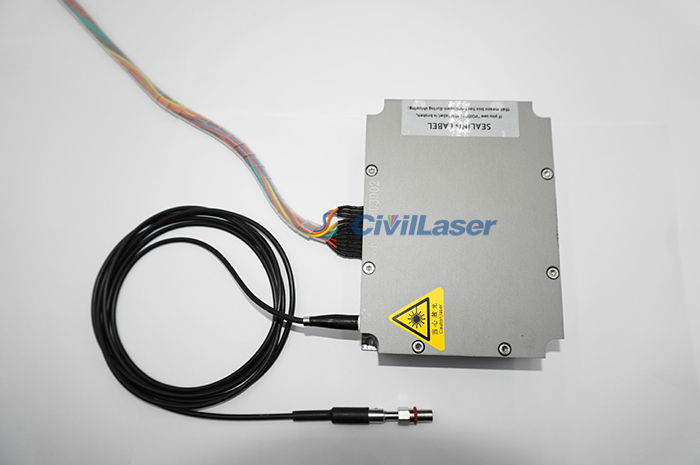 RGB white fiber coupled laser